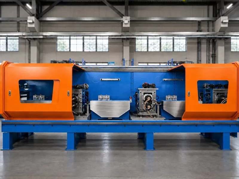 Pinagsamang Drawing at Rolling Line para sa Precision Copper Flat Wire